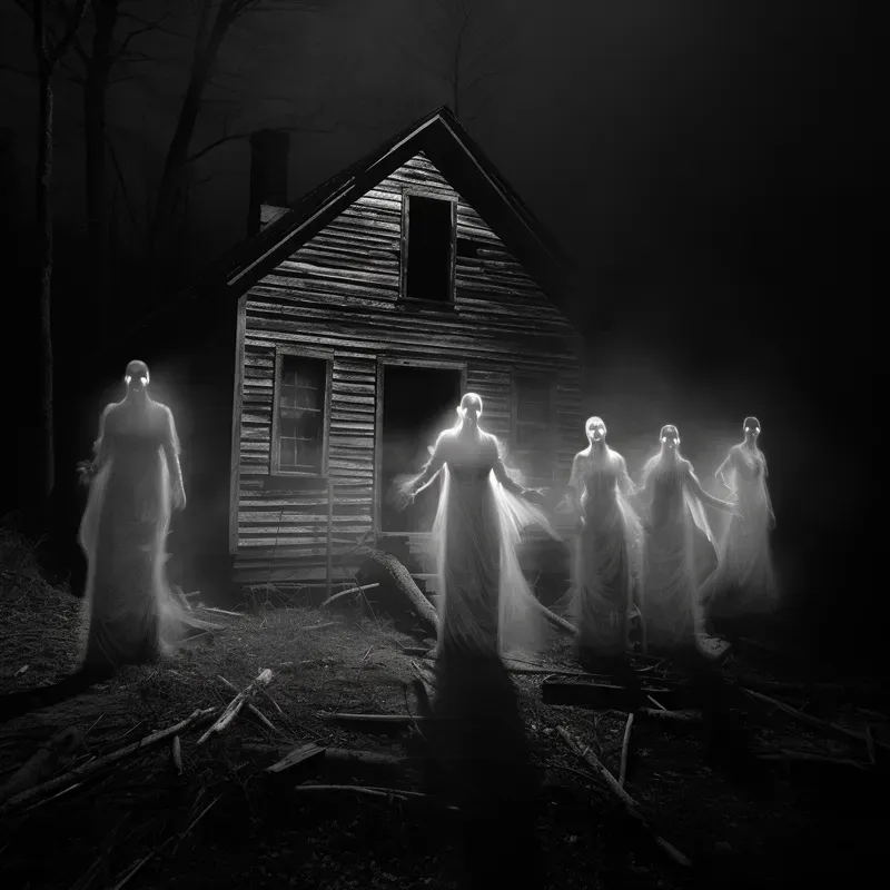 Classic Black And White Horror Photos