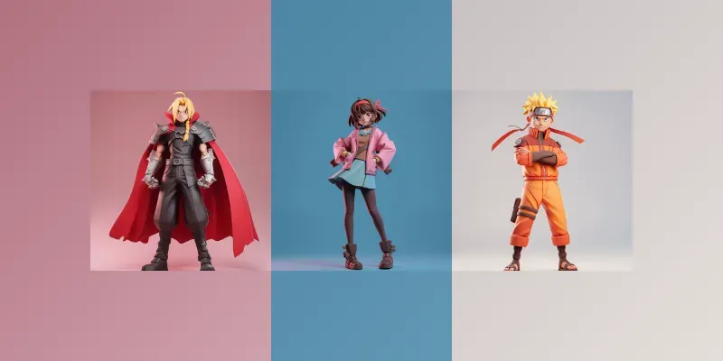 Stylish Anime Characters generated by undefined