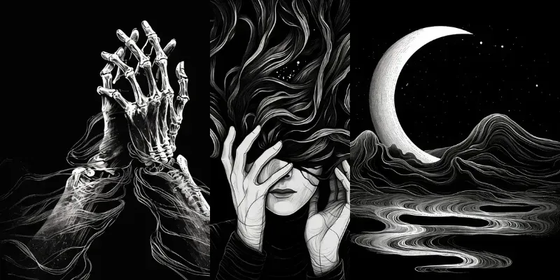 Intricate Dark Art generated by undefined