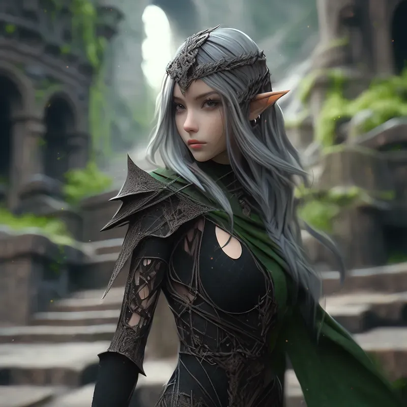 Ultra-realistic Fantasy Anime Characters