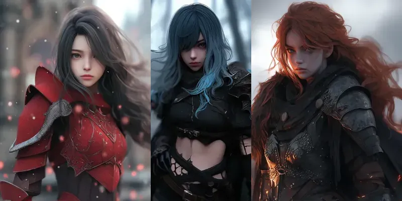 Ultra-realistic Fantasy Anime Characters generated by undefined