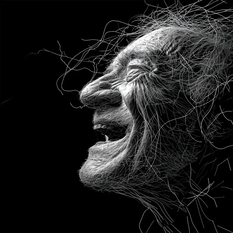 Expressionism Line Art
