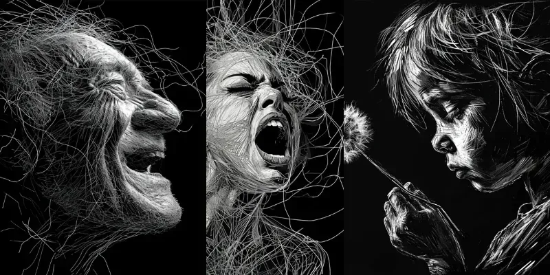 Expressionism Line Art generated by undefined