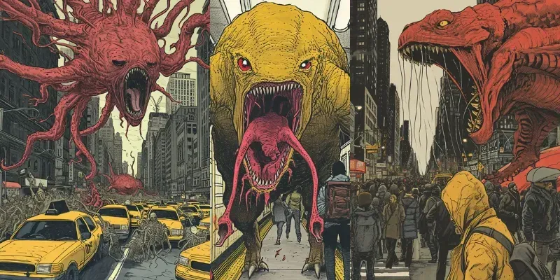 Classic Urban Horror Comic Books generated by undefined