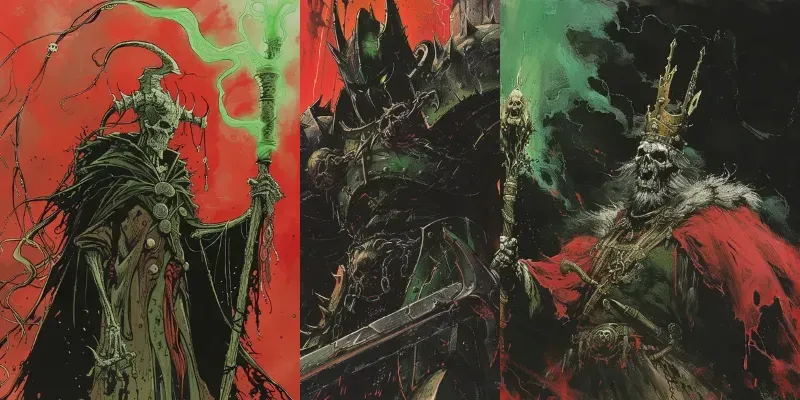 Dark Fantasy Comic Art generated by undefined