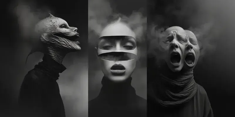 Surreal Dark Art Photos generated by undefined