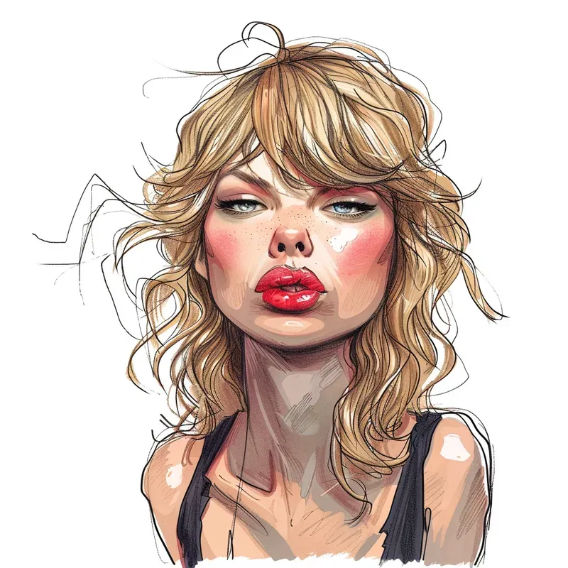 Funny Sketches Celebrities Caricatures