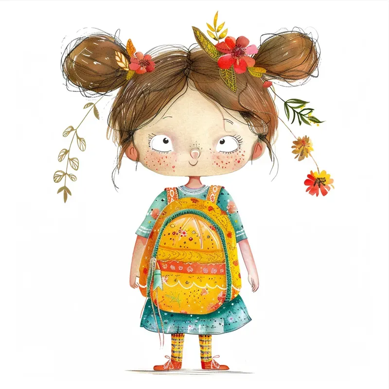 Vibrant Kids Story Book Illustrations