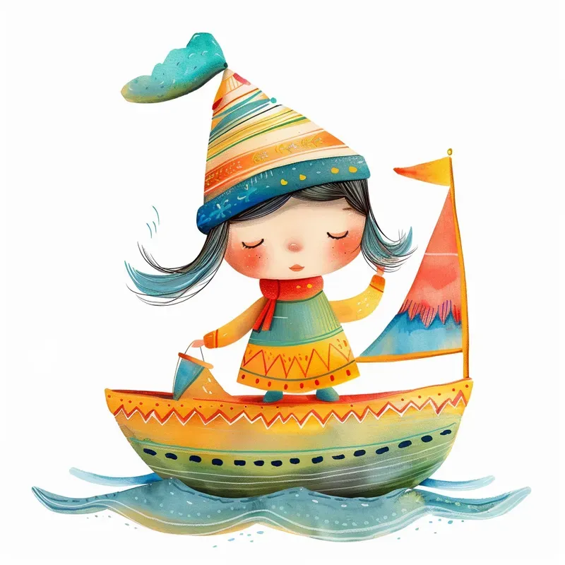 Vibrant Kids Story Book Illustrations