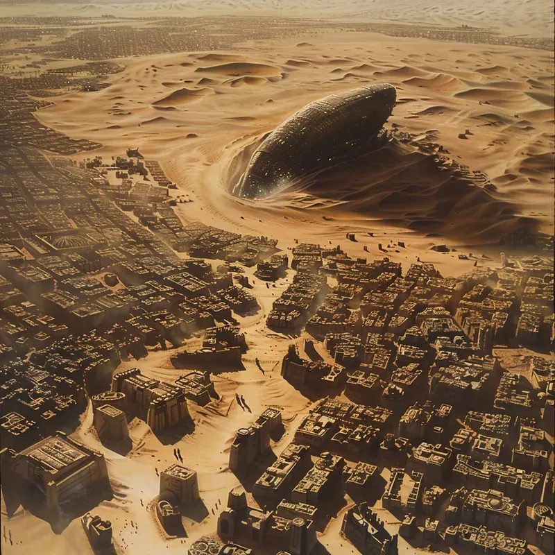 Cinematic Stills Inspired By Dune Movies