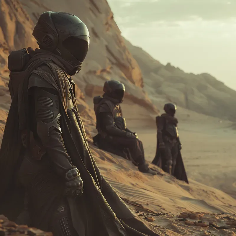 Cinematic Stills Inspired By Dune Movies