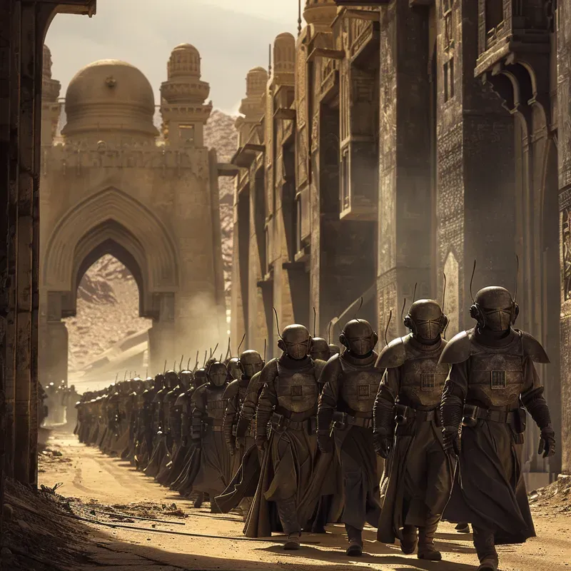 Cinematic Stills Inspired By Dune Movies