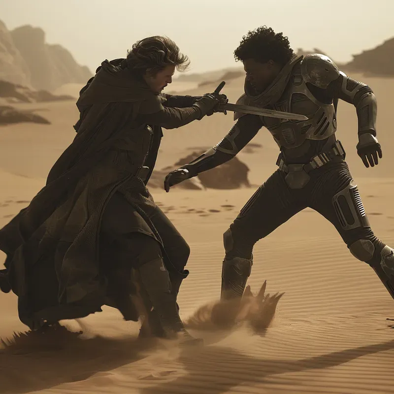 Cinematic Stills Inspired By Dune Movies