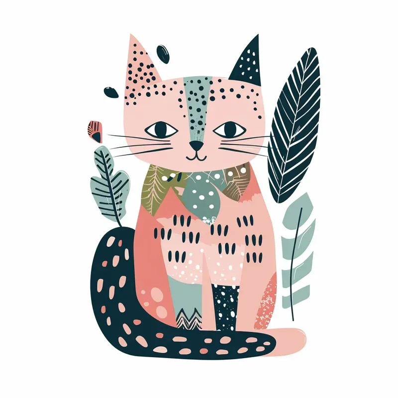 Simple Scandinavian Boho Art