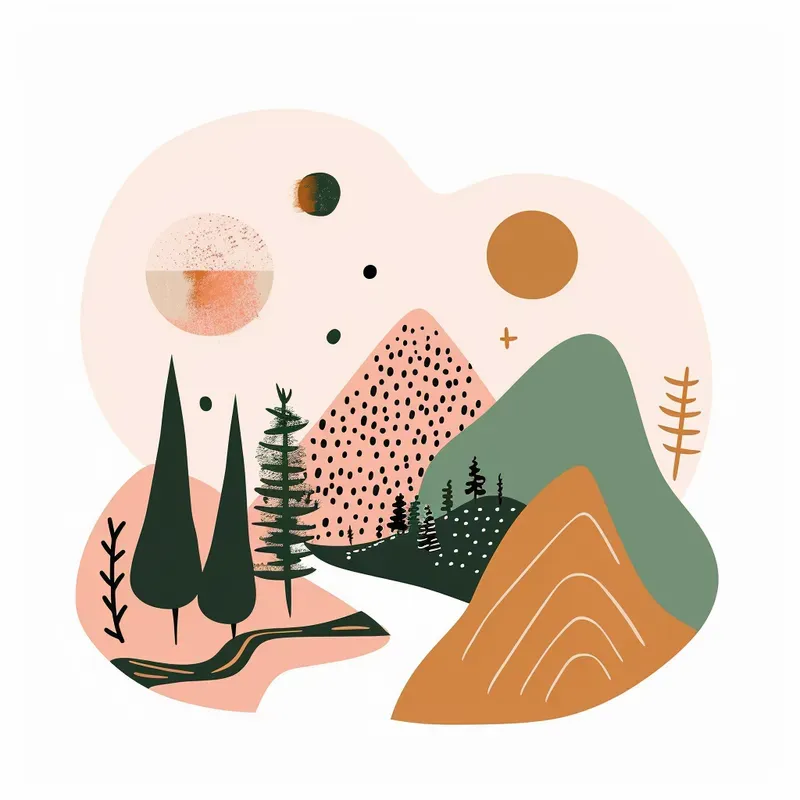 Simple Scandinavian Boho Art