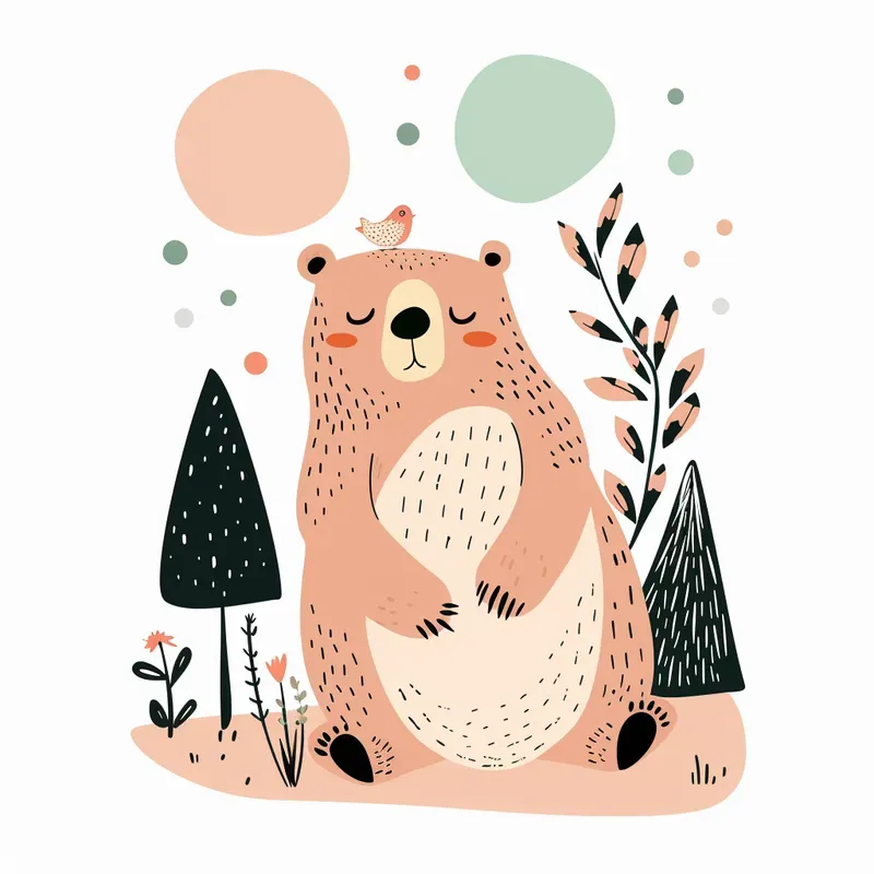 Simple Scandinavian Boho Art