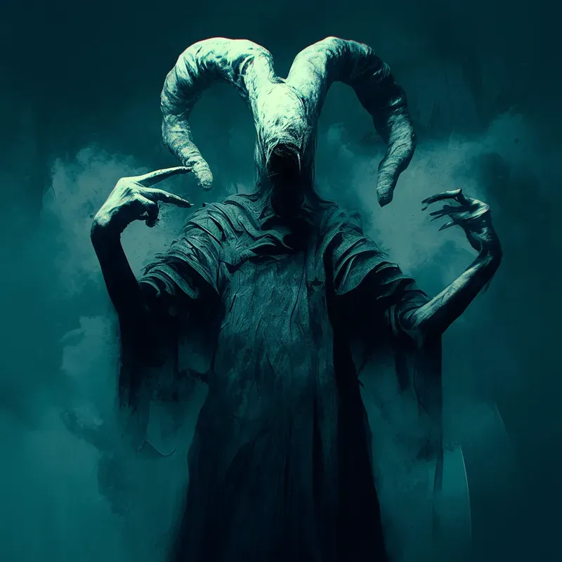 Mysterious Creepy Horror Art