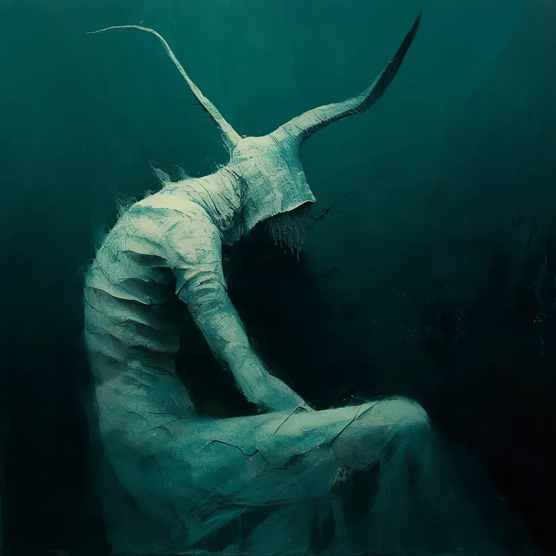 Mysterious Creepy Horror Art