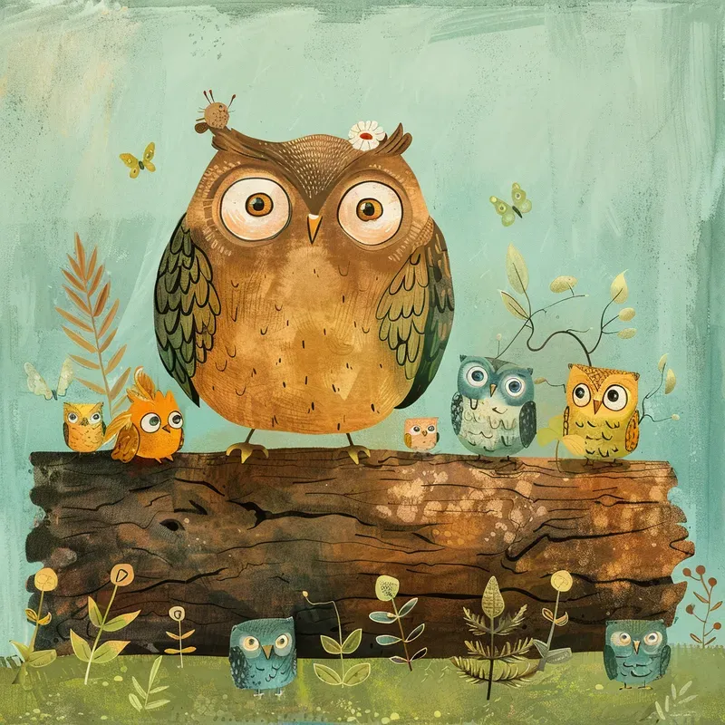 Adorable Kids Storybooks Illustrations