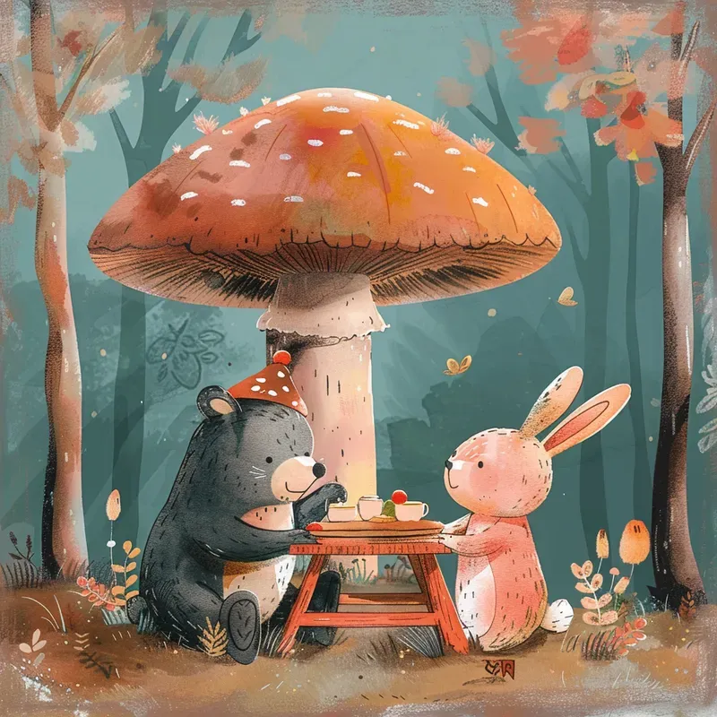 Adorable Kids Storybooks Illustrations