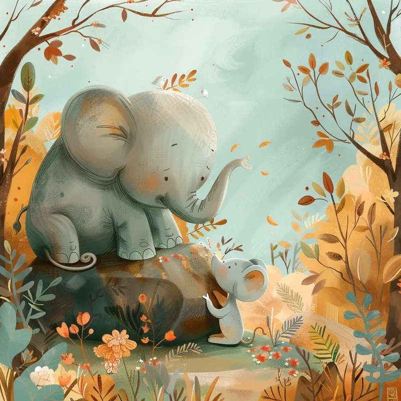 Adorable Kids Storybooks Illustrations