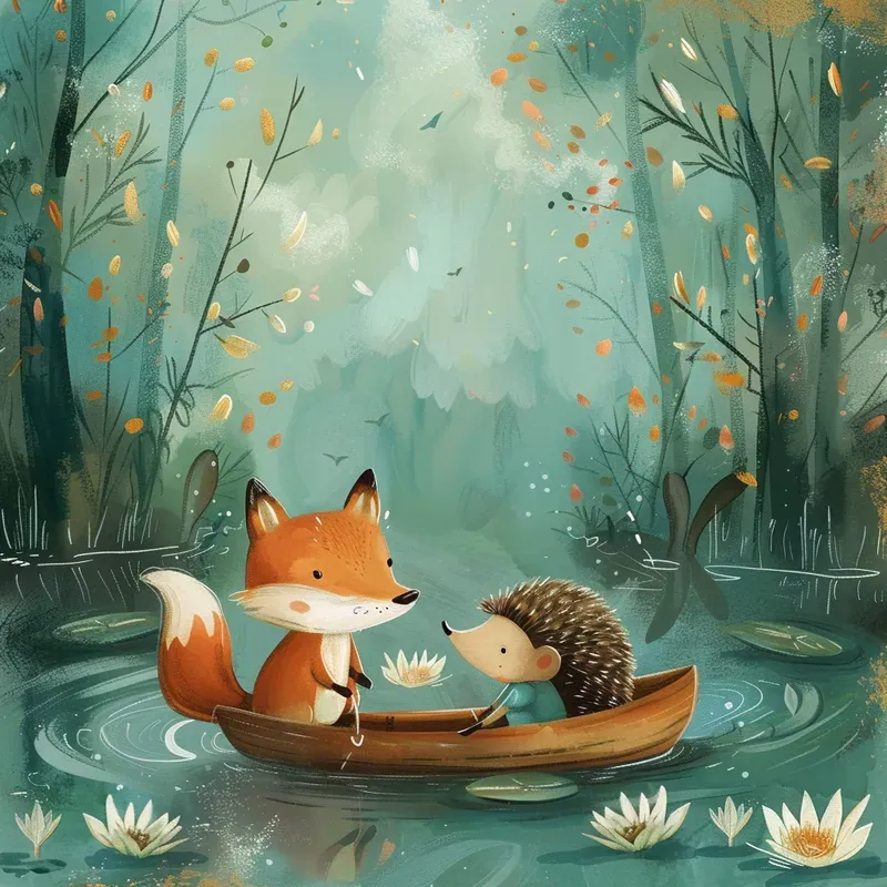 Adorable Kids Storybooks Illustrations