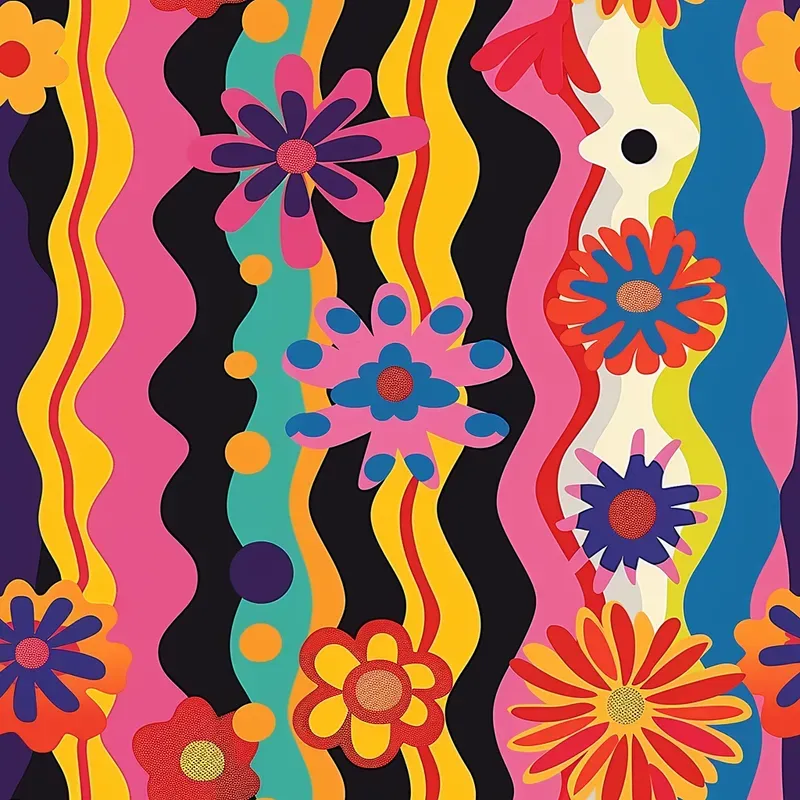 Retro Vibrant Seamless Patterns