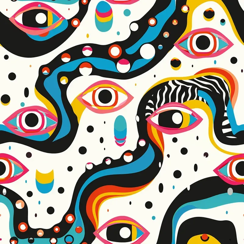 Retro Vibrant Seamless Patterns