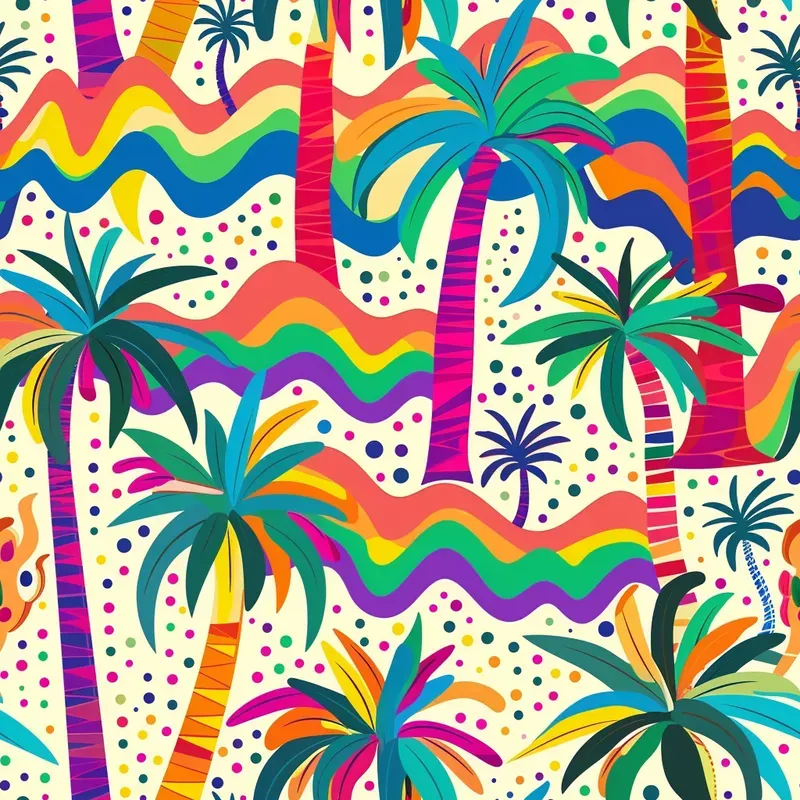 Retro Vibrant Seamless Patterns