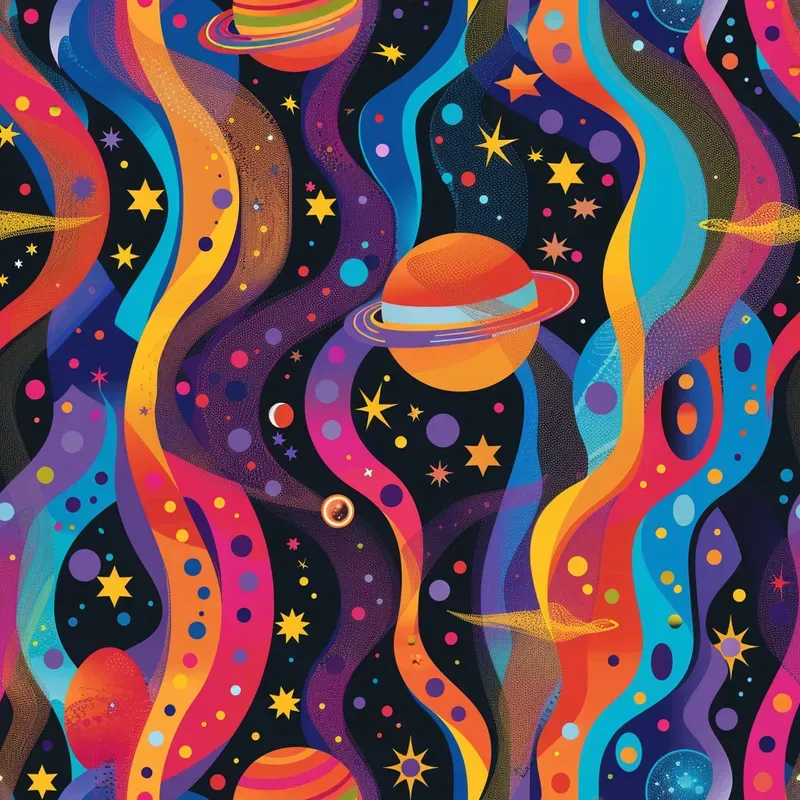 Retro Vibrant Seamless Patterns