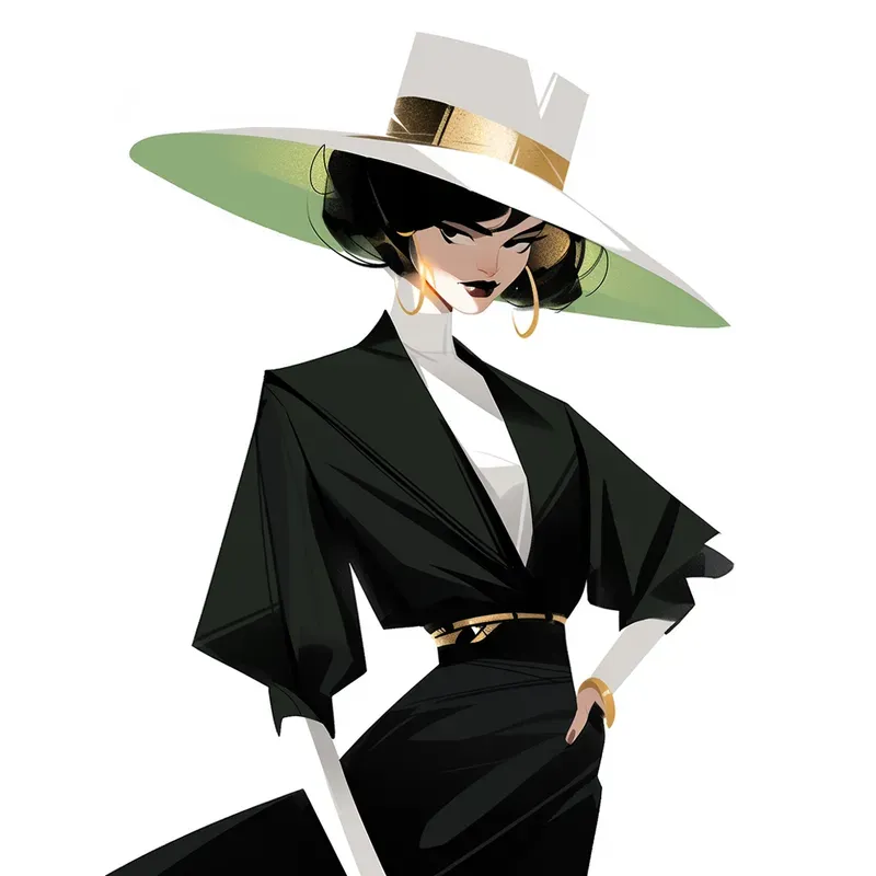 Retro Fashion Anime Characters