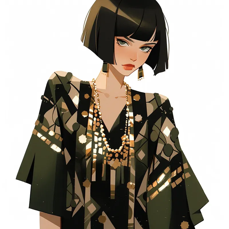 Retro Fashion Anime Characters