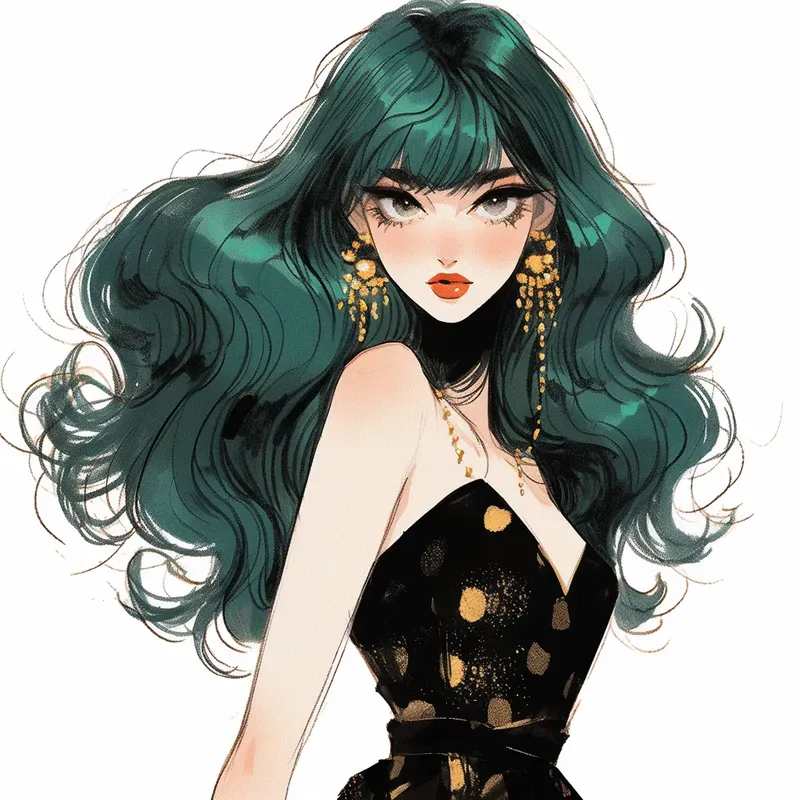 Retro Fashion Anime Characters