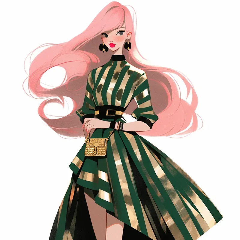 Retro Fashion Anime Characters