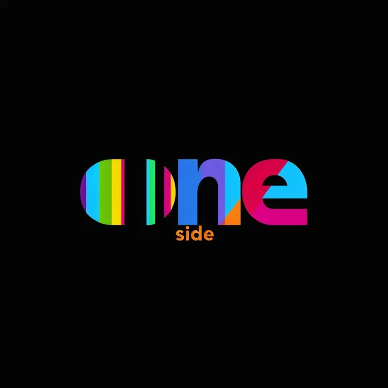 Modern Colored Text Logos