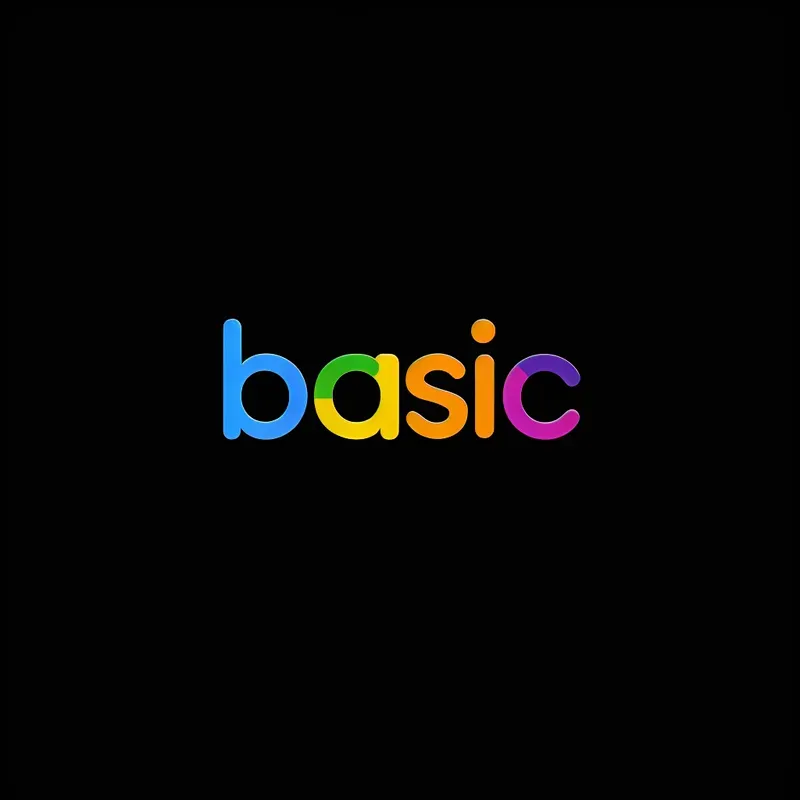 Modern Colored Text Logos