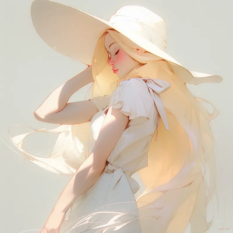 Stylish Pastel Anime Girls