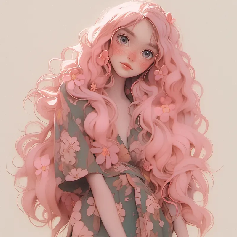 Stylish Pastel Anime Girls