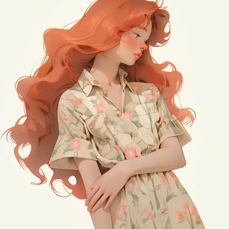Stylish Pastel Anime Girls