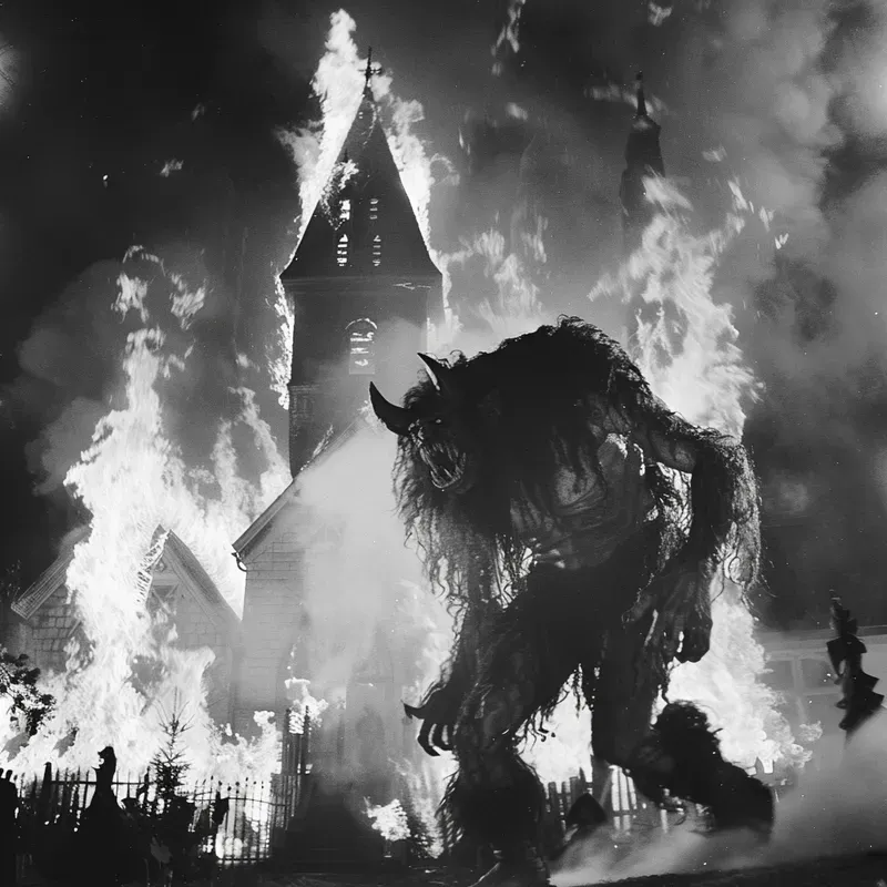 Vintage Cinematic Horror Stills