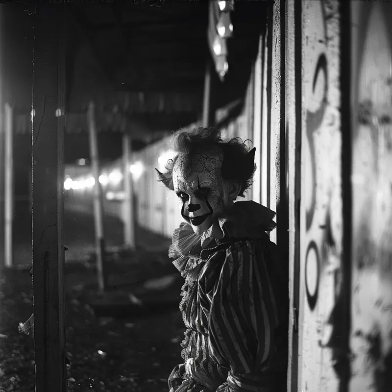 Vintage Cinematic Horror Stills