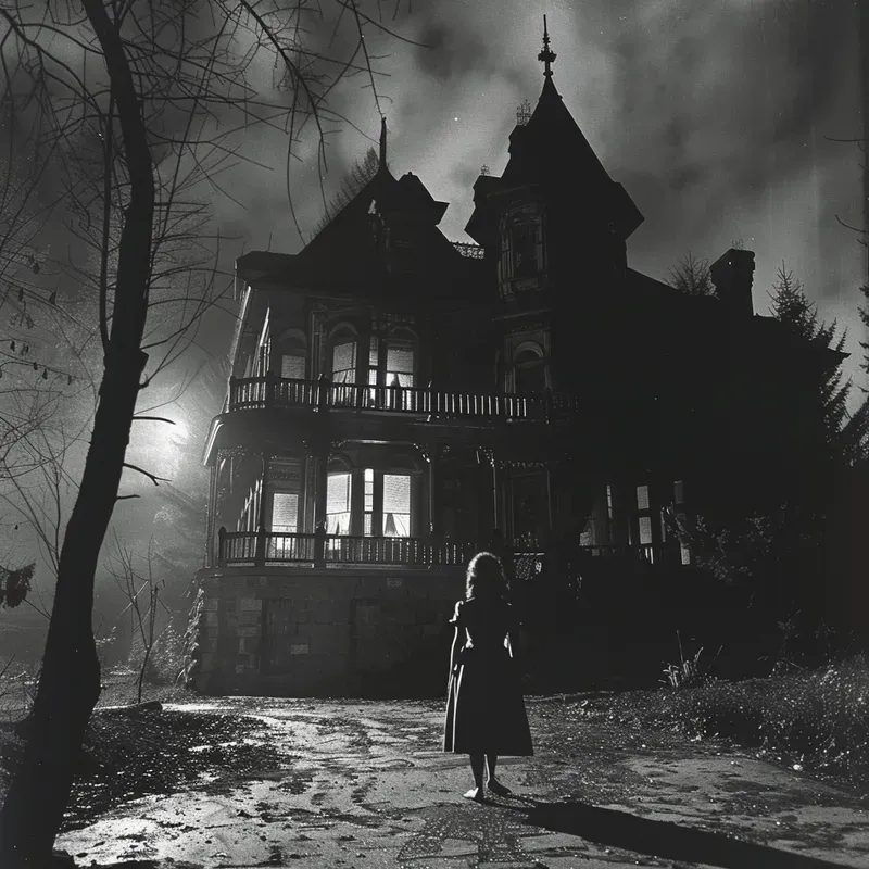 Vintage Cinematic Horror Stills