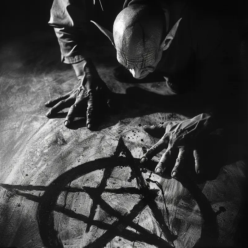 Vintage Cinematic Horror Stills