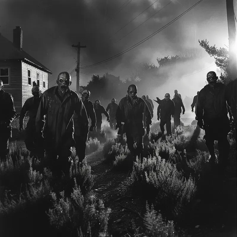 Vintage Cinematic Horror Stills