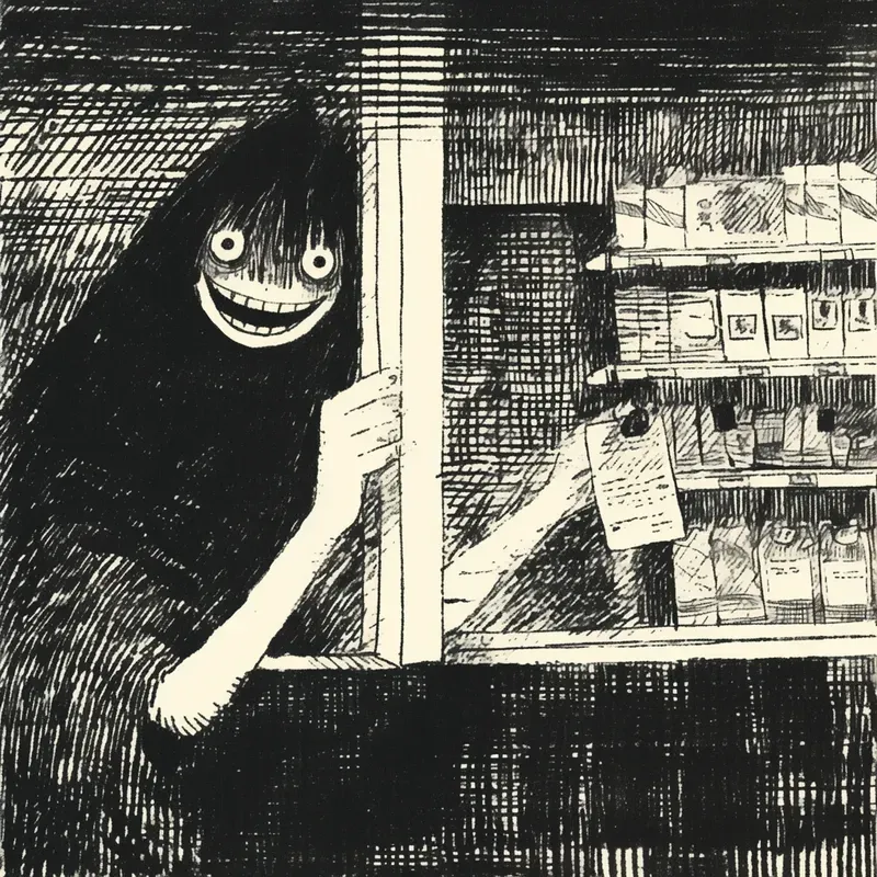 Weird Scary Monochrome Art