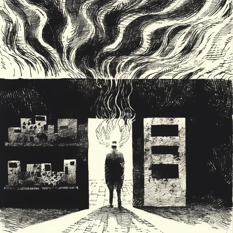 Weird Scary Monochrome Art