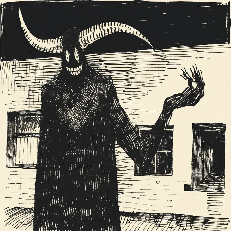 Weird Scary Monochrome Art