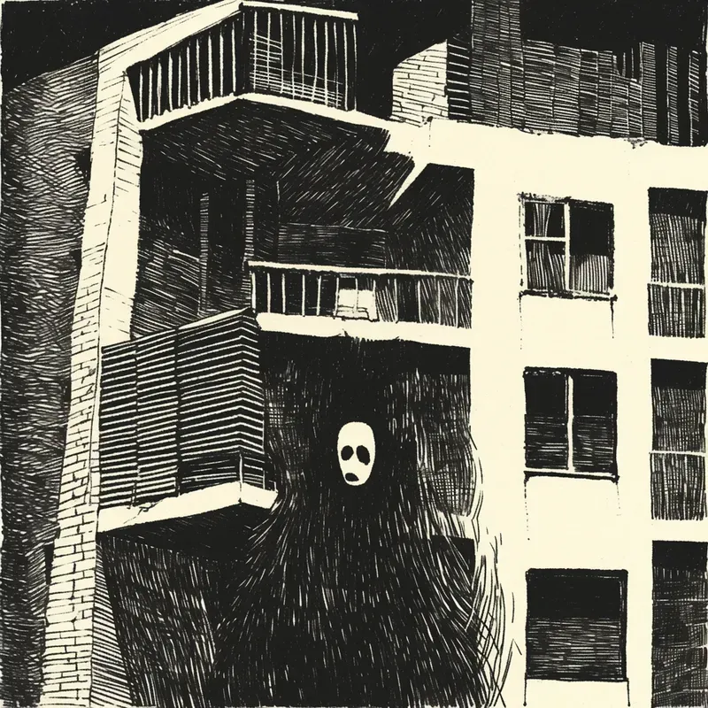 Weird Scary Monochrome Art