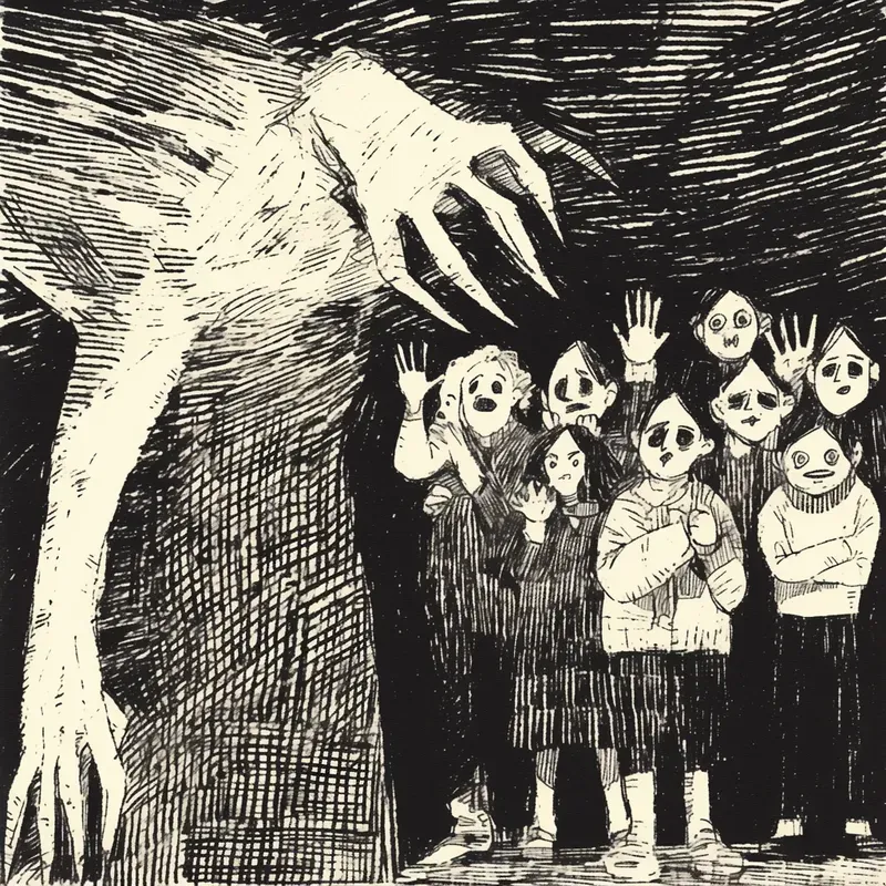 Weird Scary Monochrome Art