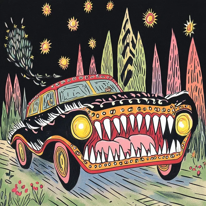 Creepy Surreal Psychedelic Art